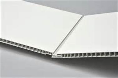 Białe proste panele sufitowe pcv Arkusze / kwadratowe panele ścienne UPVC
