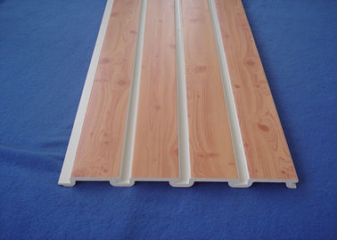 Plastikowe panele ścienne z listwą tęczową / panele ścienne ze ścianą działową WPC na półki