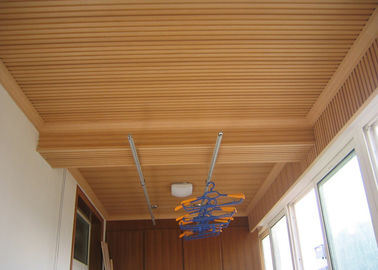 Łazienka Wodoodporne drewniane panele ścienne UPVC ze szczotkowaną powierzchnią