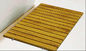 Prostokątna drewniana deska kompozytowa z tworzywa sztucznego WPC mata prysznicowa o wymiarach 80 cm x 60 cm