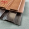 Czerwony drewno Kolor WPC Panel ścienny Wysokiego połysku Drukowanie ścienne Panele PVC