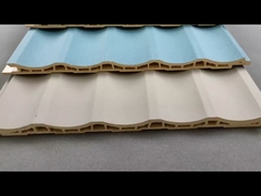 Wewnętrzna dekoracja Szary panel ścienny WPC Kompozyt drewna i tworzywa sztucznego Trwały materiał