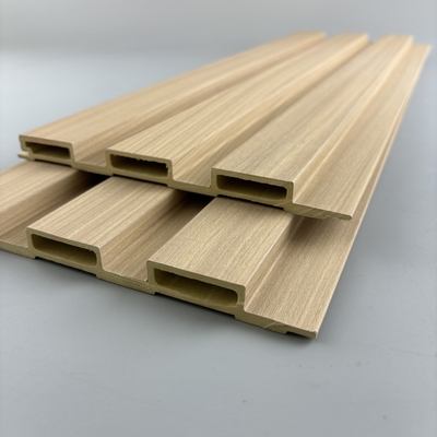 Wytrzymały wpc laminowany panel ścienny wypięty dekoracja panel ścienny wnętrza wpc