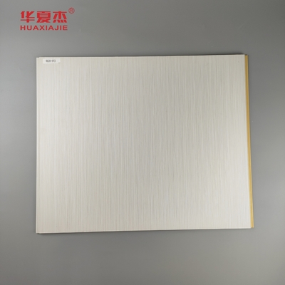 Nowy projekt WPC laminowany 600mm X 9mm Panel ścienny Trwały Do dekoracji ścian