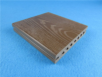 Dobra cena. Płytki podłogowe ze szczotkowanego drewna z tworzywa sztucznego / zewnętrzna podłoga Decking 140 * 25 mm w Internecie
