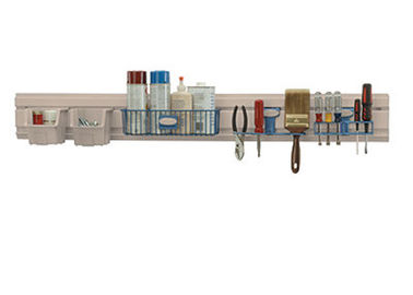 Dobra cena. 4 Foot Lengths Grey Garage Wall Panels, Garage Wall Shelving For Garage System w Internecie