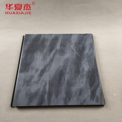 Gloss marmurowy czarny panel ścienny PVC Dekoracyjna drukowanie Panel ścienny PVC do biura lub hotelu