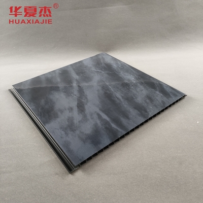 Gloss marmurowy czarny panel ścienny PVC Dekoracyjna drukowanie Panel ścienny PVC do biura lub hotelu