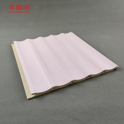 Panel ścienny WPC w kształcie U Laminate Pink Panels Dekoracja wewnętrzna i zewnętrzna