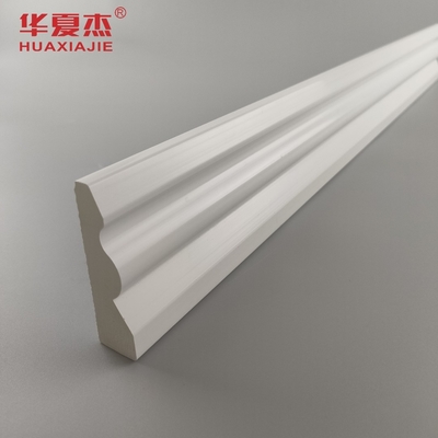 Biały pvc płótno 70x20mm pvc kształtowanie łatwe w czyszczeniu płyty podstawy kolonialnej obudowy dekoracja wnętrza