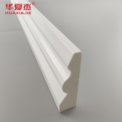 Biały pvc płótno 70x20mm pvc kształtowanie łatwe w czyszczeniu płyty podstawy kolonialnej obudowy dekoracja wnętrza