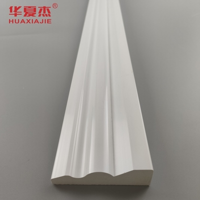 Biały pvc płótno 70x20mm pvc kształtowanie łatwe w czyszczeniu płyty podstawy kolonialnej obudowy dekoracja wnętrza