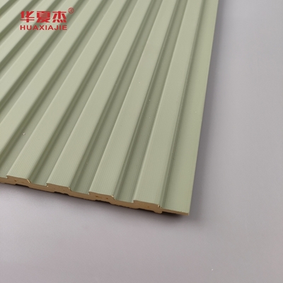 Sprzedaż hurtowa laminowanych panelów ściennych wpc zielono-białych pvc i płyt wpc dekoracja wnętrz