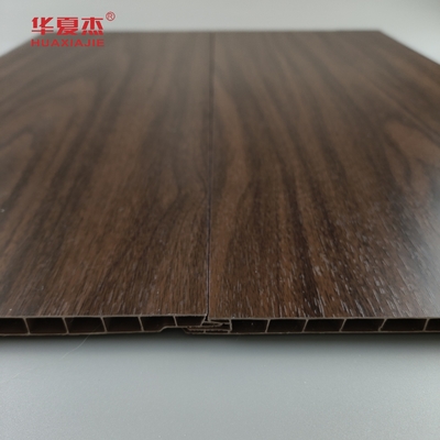 Drewniane laminowane dekoracyjne panele sufitowe, pokrycia ścienne z PVC do recyklingu 250 * 8mm