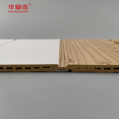 Laminat Wpc Panel ścienny Fluted Trwałe Panele Wpc Nowoczesny projekt Płyty Wpc Łatwo instalować