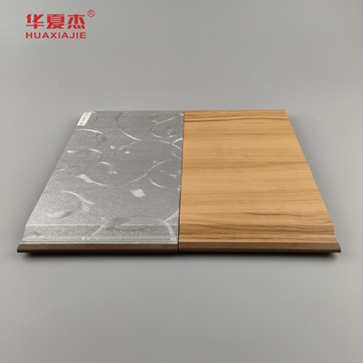 2024 Nowy projekt Sliver Luxury Pattern / Nature Woodgrain Wpc Panels For Wall Decoration