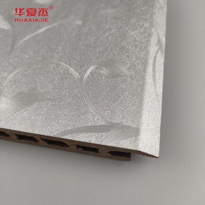 2024 Nowy projekt Sliver Luxury Pattern / Nature Woodgrain Wpc Panels For Wall Decoration