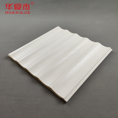 Wysokiego połysku panel ścienny wpc laminowany laminowany panel wpc biały design dekoracja wnętrz