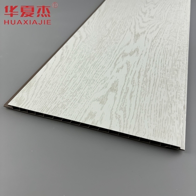 Najlepiej sprzedający się laminowany biały pvc panel ścienny symulowany drewniany ziarno pvc dach dekoracyjny panel do mieszkania