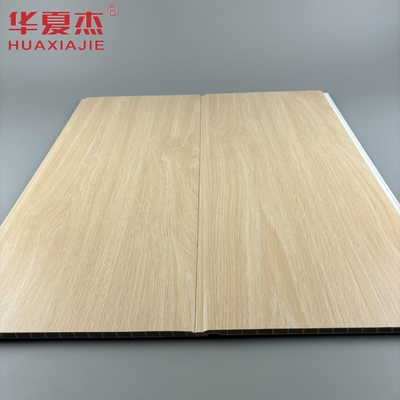 Nowoczesny design dębowy pvc panel ścienny w kształcie U pvc panel wewnętrzny materiał budowlany odporny na wilgoć