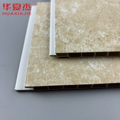 Najlepiej sprzedający się żółty marmur Pvc Panel ścienny wodoodporny Pvc Marmurowy arkusz Instaluj łatwo Dekoracja