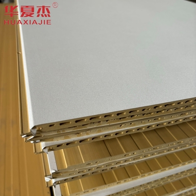 Wysokiej jakości biały panel ścienny wpc 600x9mm laminowany płytka wpc wodoodporny materiał dekoracyjny