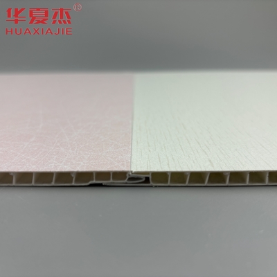 Ciepłe stemplowanie Pink Store Pvc Panel ścienny wysokiej połysku powierzchnia Pvc Panel sufitowy Dekoracja wnętrza Hotel