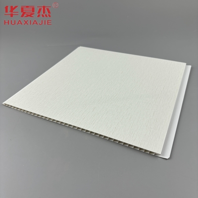 Białe podłoże z srebrnym metalowym wzorem Pvc Panel ścienny Dekoracja sufitu Pvc Panele do mieszkania