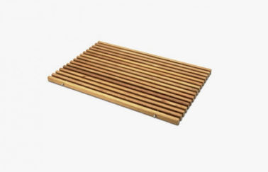 Dobra cena. 60cm * 80cm Skidproof WPC Buk Mata tłoczona do łazienki Łatwa instalacja w Internecie