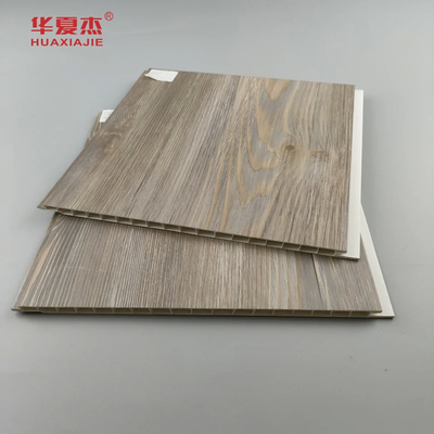Dobra cena. Szerokość 250 mm PVC Panel ścienny drewno ziarno Pvc dekoracyjne Pvc Panele wewnętrzne w Internecie