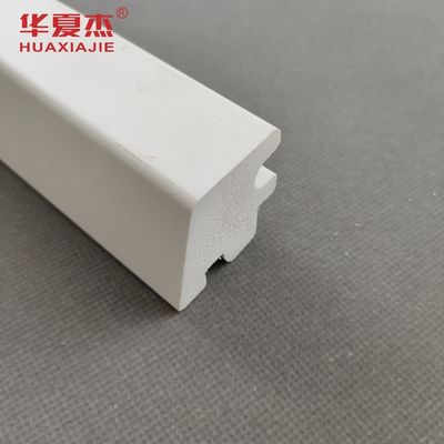 Dobra cena. Recykling 1-5/16' szerokość x1-3/8' wysokość biały PVC okna podszewka nosing pvc formingi dekoracja wnętrza w Internecie