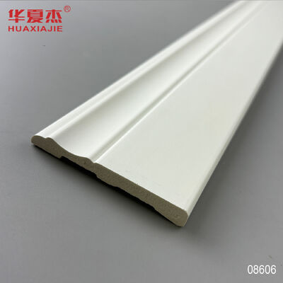 Dobra cena. Sprzedaż hurtowa 76x9mm PVC Skirting Board wodoodporny Baseboard Biały Modern w Internecie